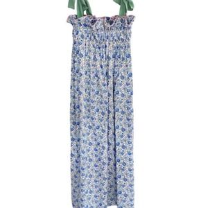 Casey Marks Jaime Dress in Blue Floral in size M